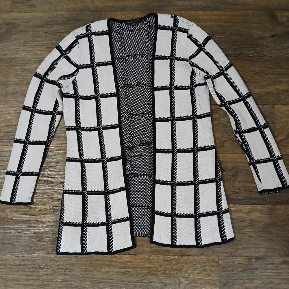 Pendleton Marketa Open Front Cardigan Sweater. - Picture 11 of 13